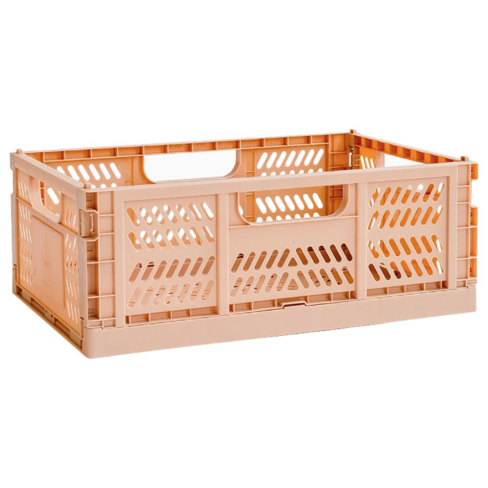 3 Sprouts - Modern Folding Crate - Large - Clay