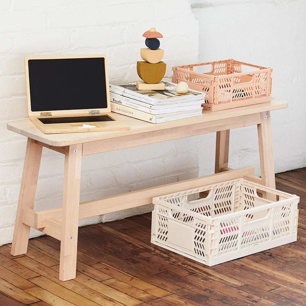 3 Sprouts - Modern Folding Crate - Medium - Clay