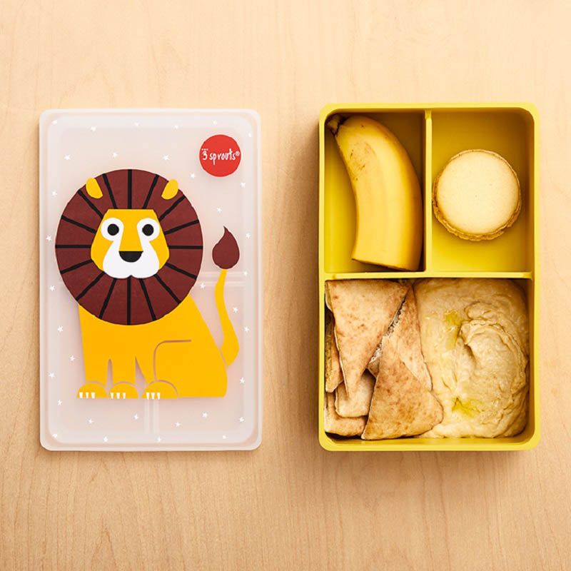 3 Sprouts - Silicone Bento Box - Lion