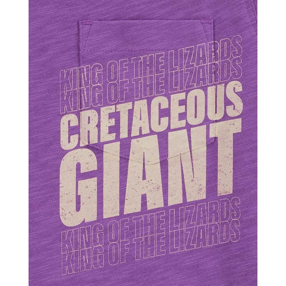 Carters - Boys Dinosaur Pocket Graphic Tee - Purple