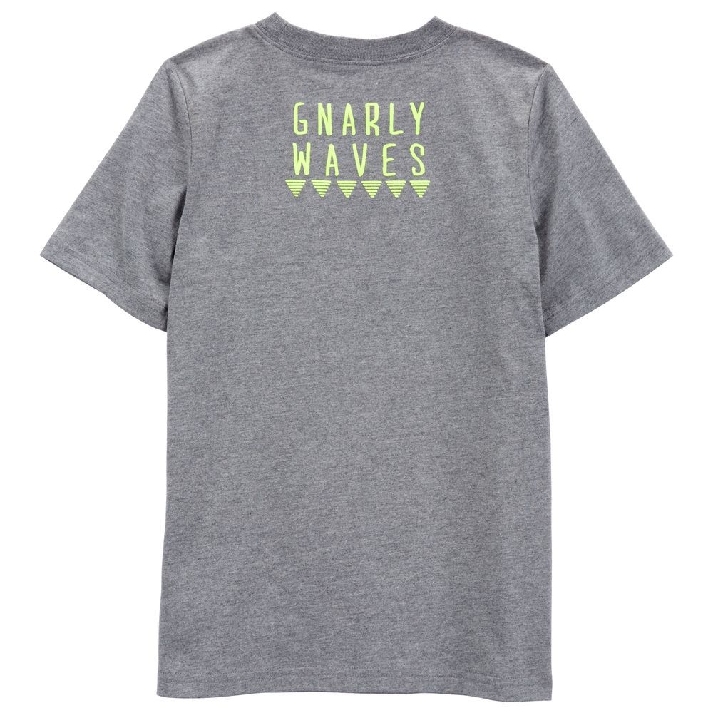 Carters - Boys Surfer Graphic Tee - Grey