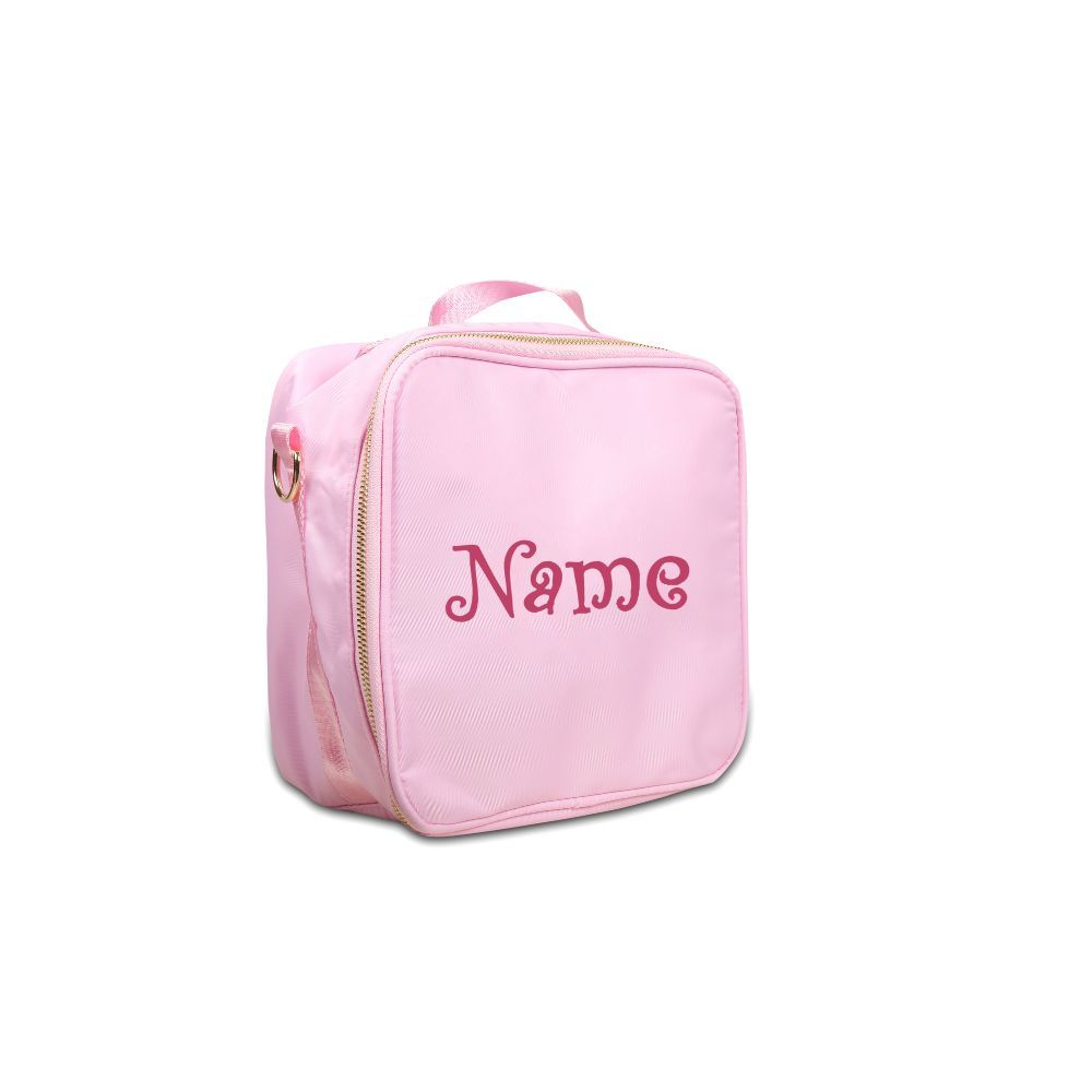 Impressions - Kids Lunch Bag w/ Personalized Chenille Letter - Pink