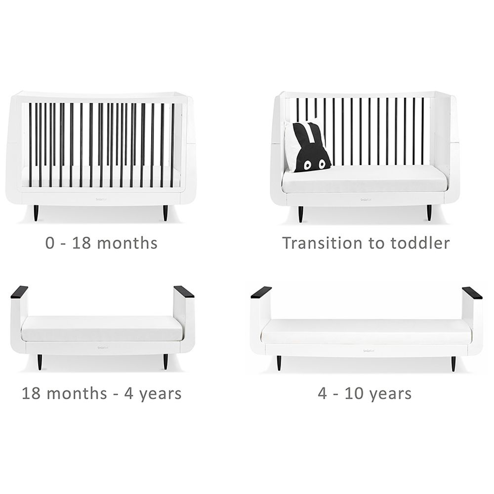 Snuz - SnuzKot Skandi Cot Bed Mono