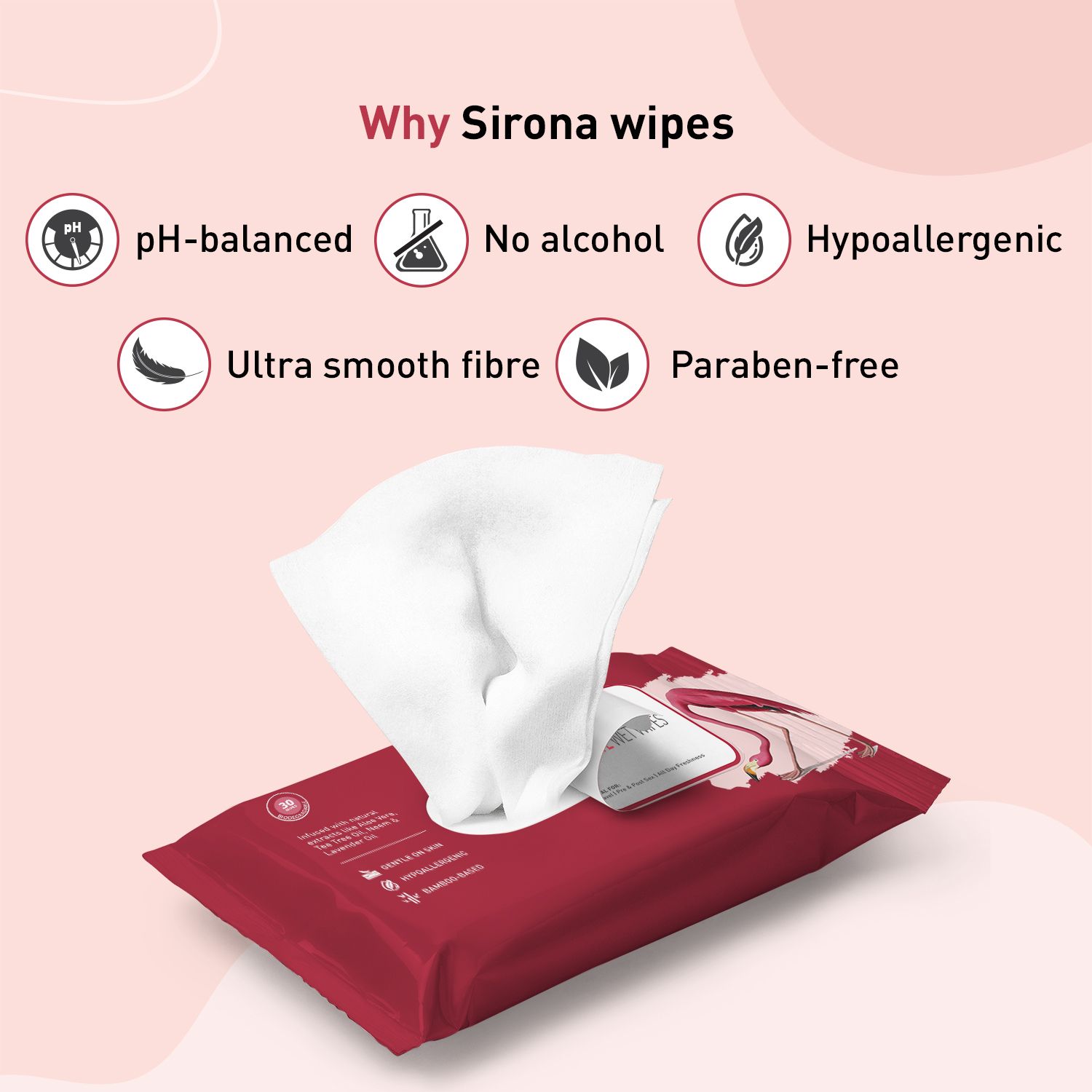 Sirona - Intimate Wet Wipes - Pack of 1