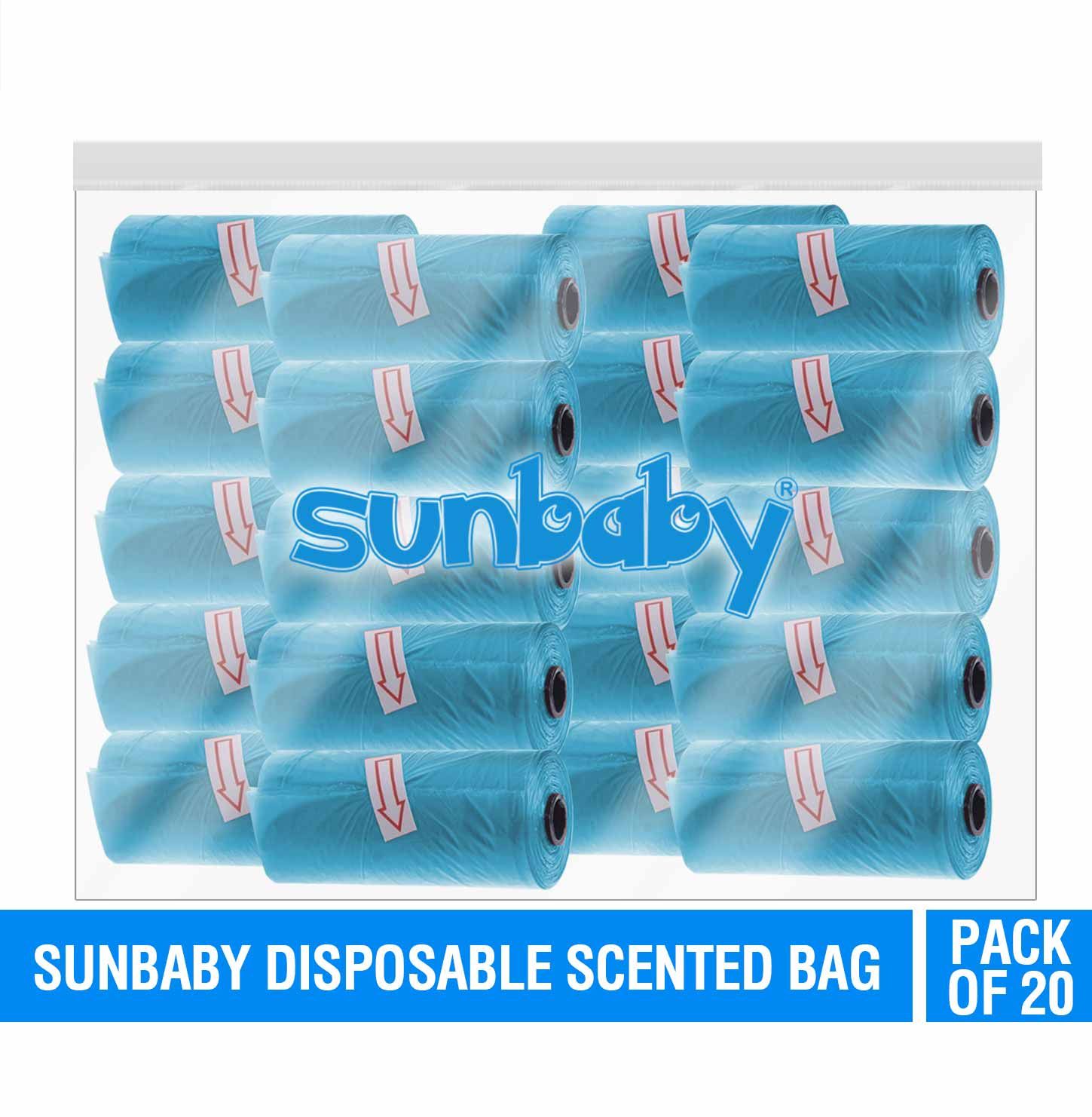 SunBaby - Scented Bag Pack of 20/300 Bags - Blue