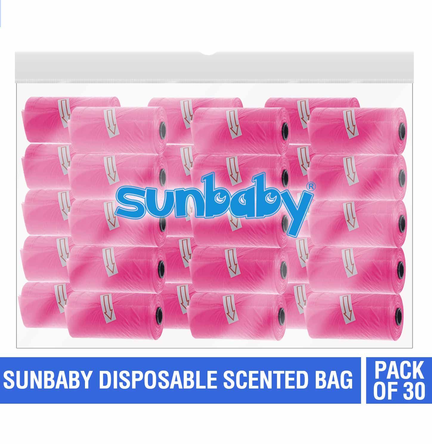 SunBaby - Scented Bag Pack of 30/450 Bags - Pink