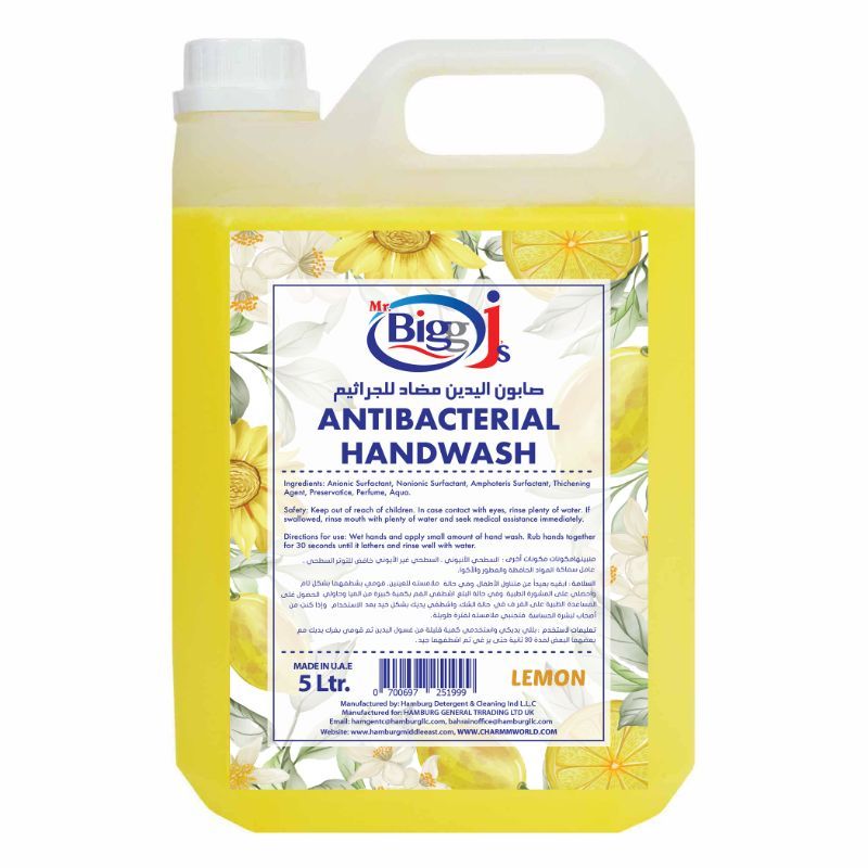 Mr. Bigg J's - Antibacterial Hand Wash Lemon 5L