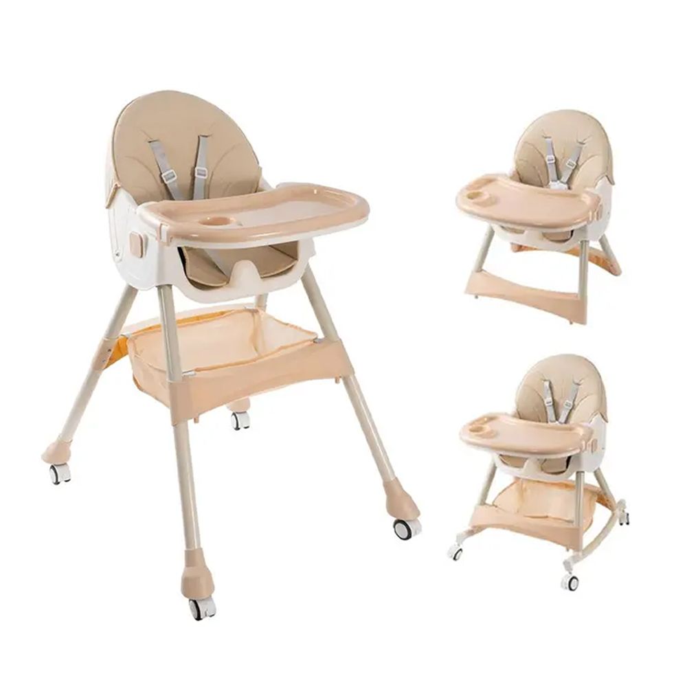 Star Babies - High Chair With Free 20-pcs Disposable Changing Mat - Blue