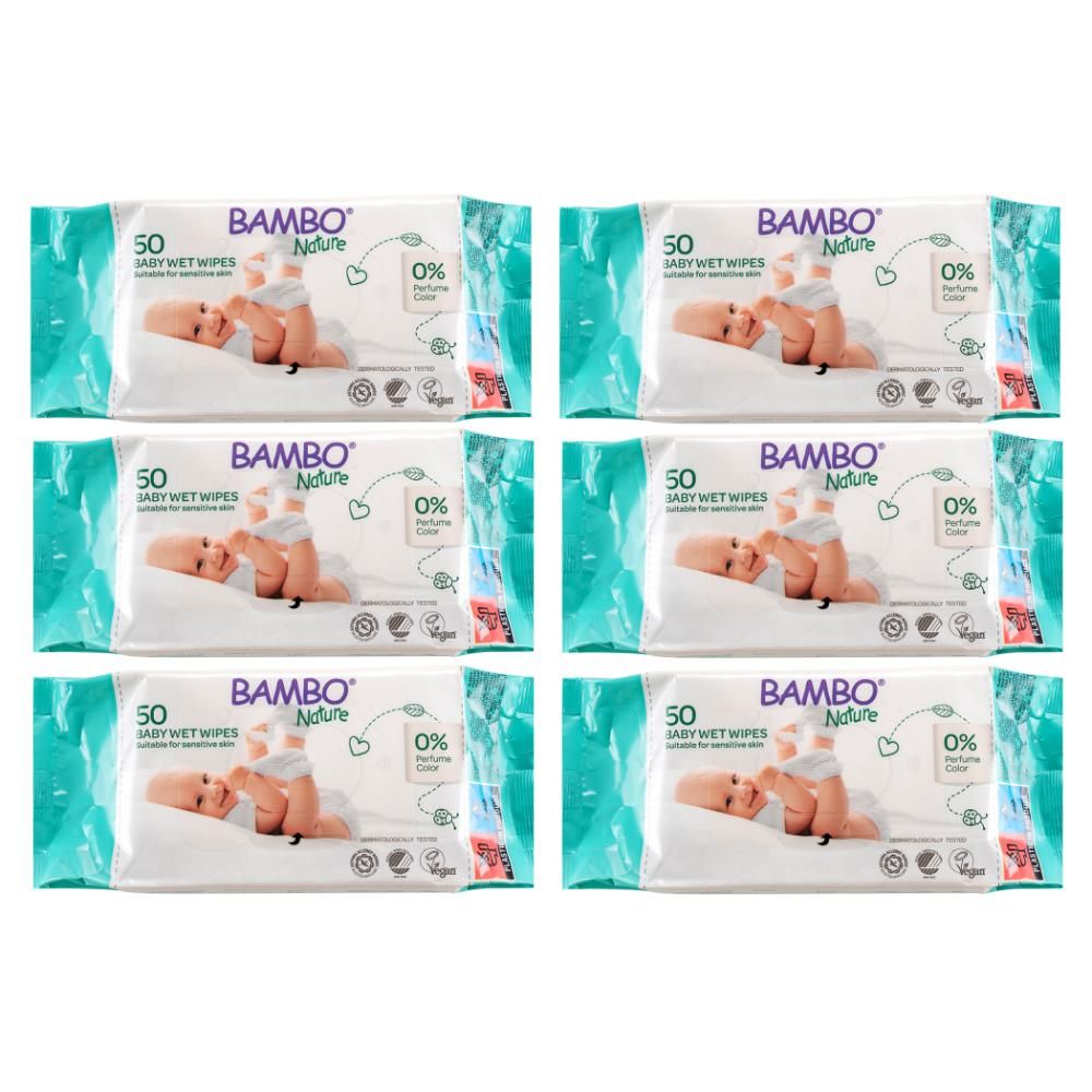 Bambo Nature - Eco Friendly Baby Wipes - 300 Wipes