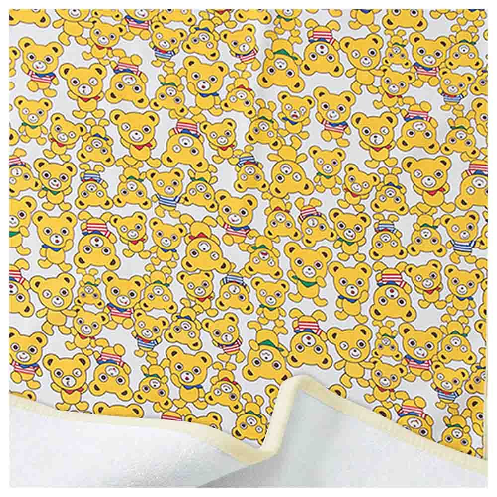 Star Babies - Reusable Changing Mat Bear - Yellow