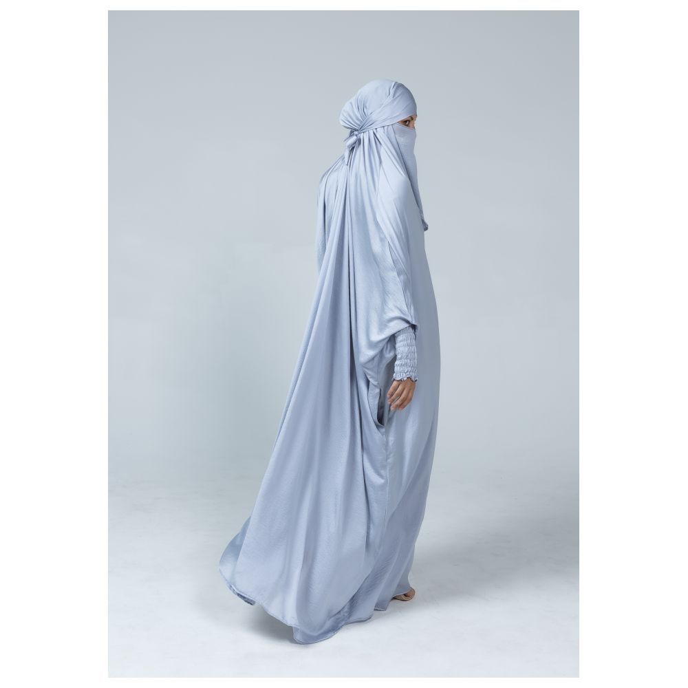 The Modest Company - French Jilbab Dress - Silver Grey