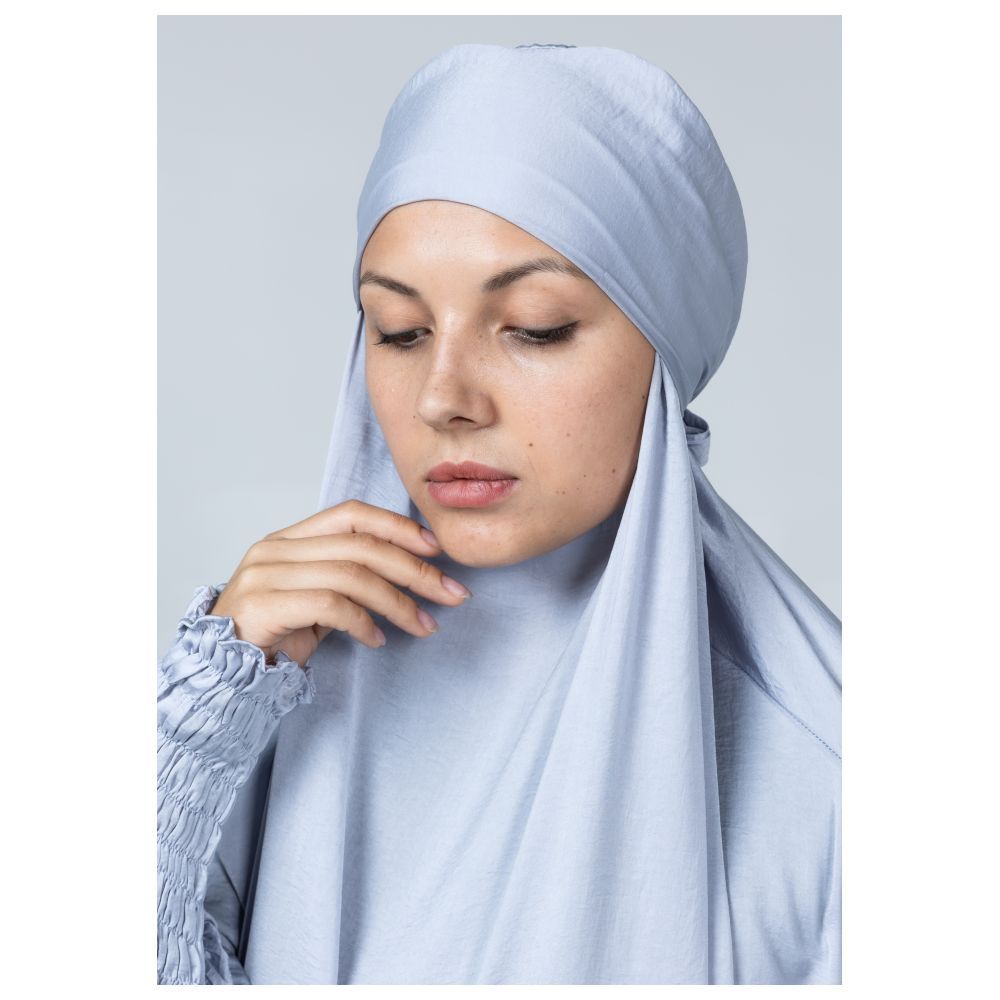 The Modest Company - French Jilbab Dress - Silver Grey