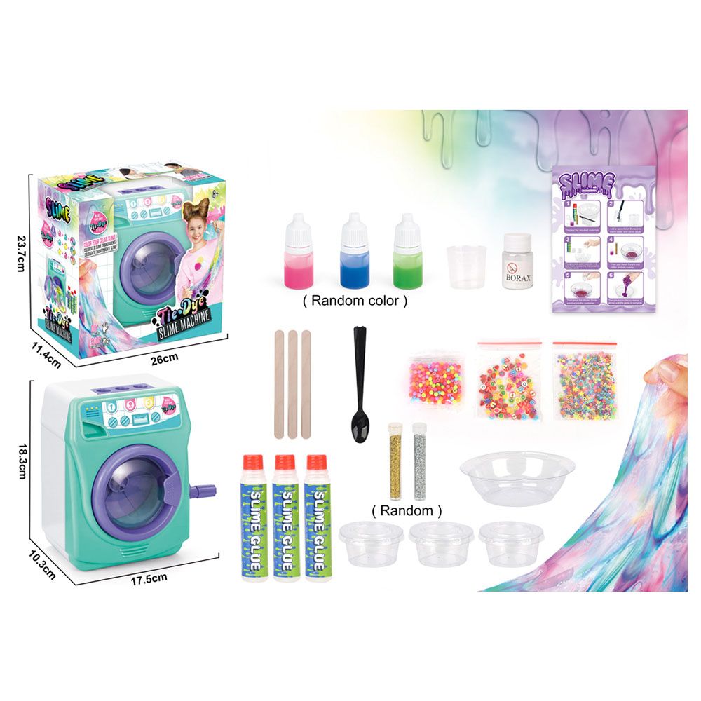 Stem - Tie Dye Create Colorful Slime Creations Machine