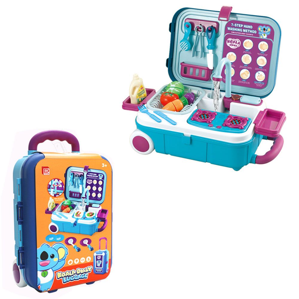 Stem - Fudaer's Safe And Engaging Playmate Wash Basin Luggage Kit