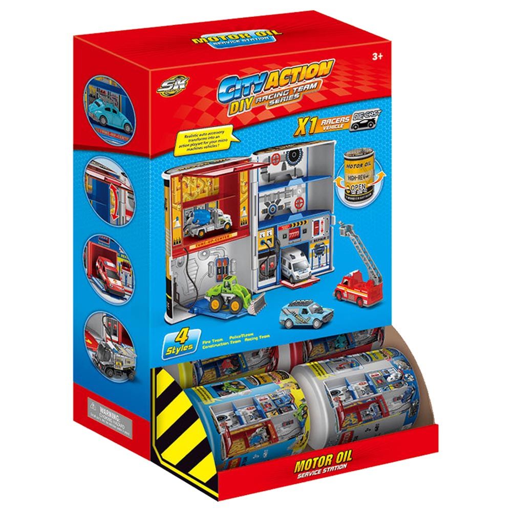 Stem - Motor Oil Service Station Playset 1pc - Style May Vary