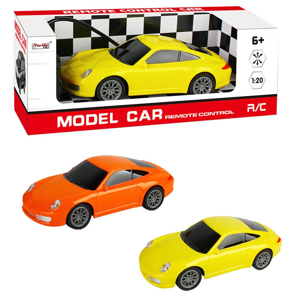 Stem - 1/20 Four-Way Simulation Porsche 911 Remote Control Car 1pc - Color May Vary