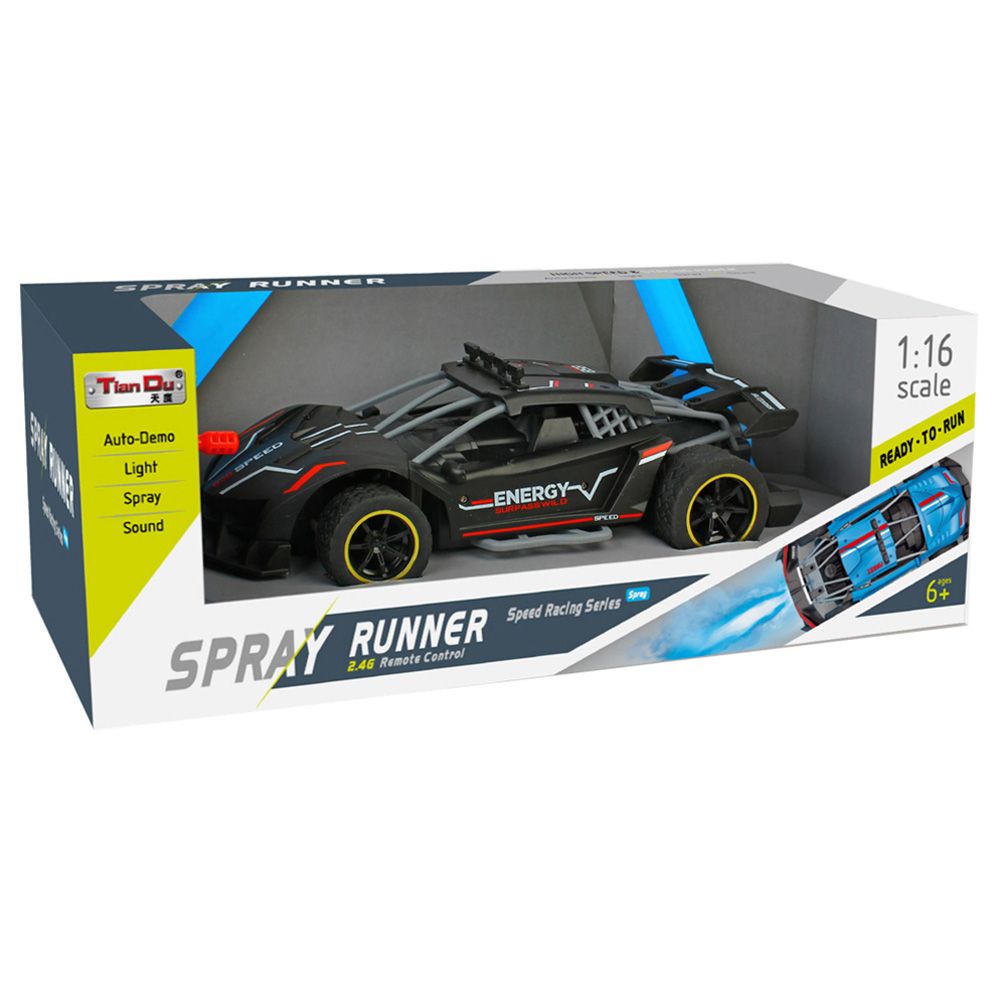 Stem - 1/16 4Ch Remote Control Lamborghini High-Speed Car With Spray 1pc - 2.4G - Color May Vary