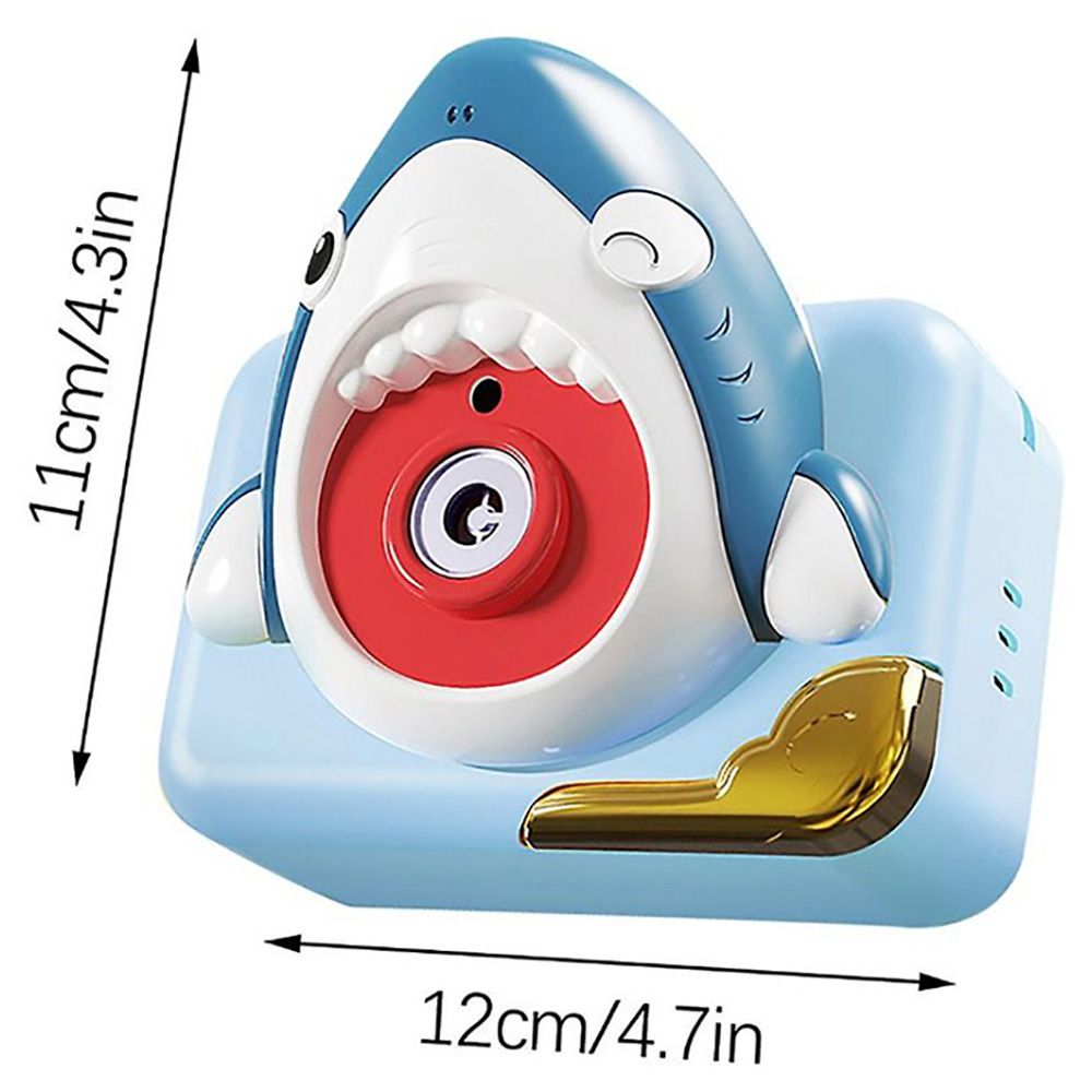 Stem - Shark Bubble Blowing Camera 1pc - Color May Vary