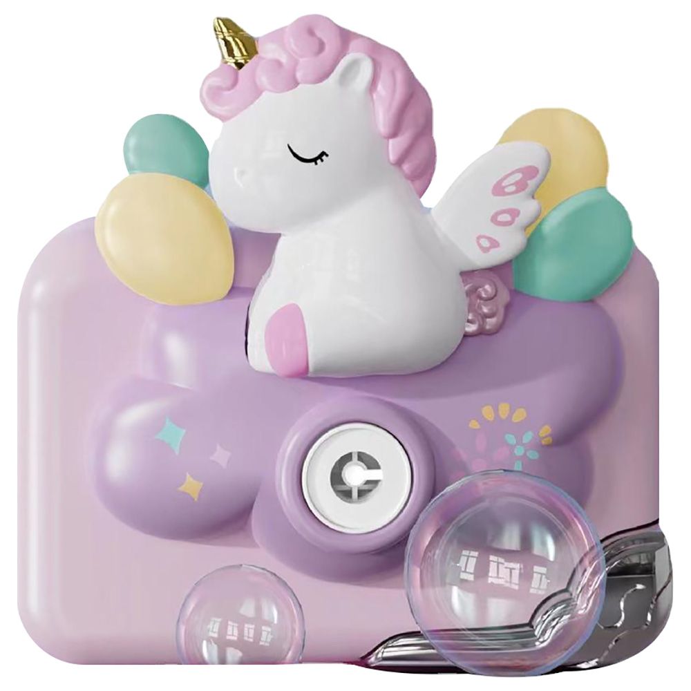 Stem - Unicorn Bubble Blowing Camera 1pc - Color May Vary