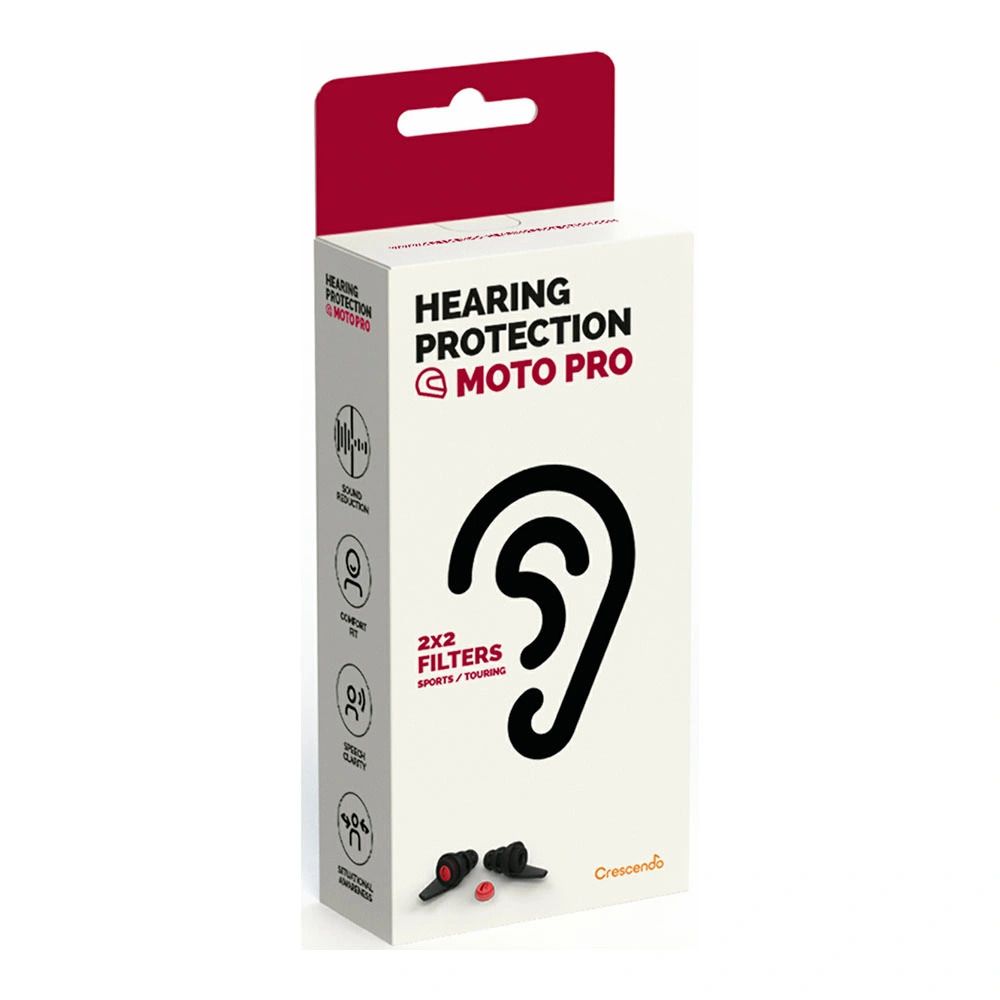 Crescendo - Moto Pro Eco Box Hearing Protection Ear Plugs - 2 Pcs