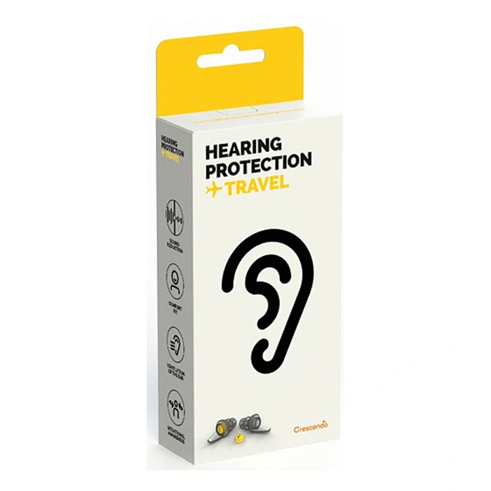 Crescendo - Travel Eco Box Hearing Protection Ear Plugs - 2 Pcs