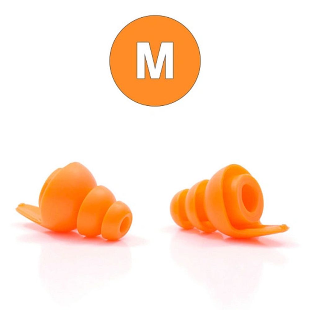 Crescendo - Impact 20 Resuable Comfort Ear Plugs - Orange - 3 Pcs