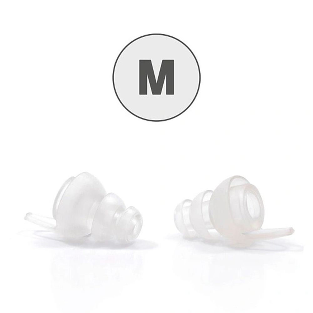 Crescendo - Office 10 Resuable Comfort Ear Plugs - Clear - 3 Pcs