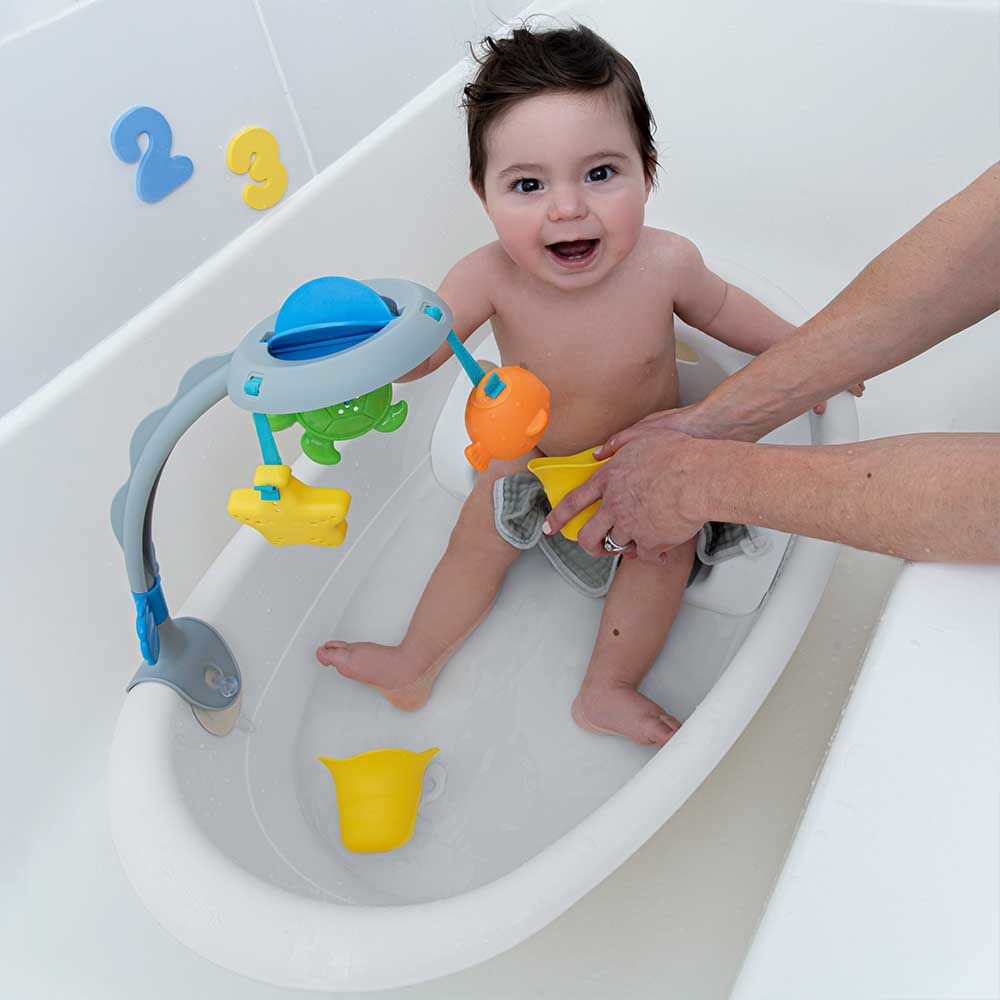 Summer Infant - Gentle Support Multistage Bath Tub w/ Toys - White