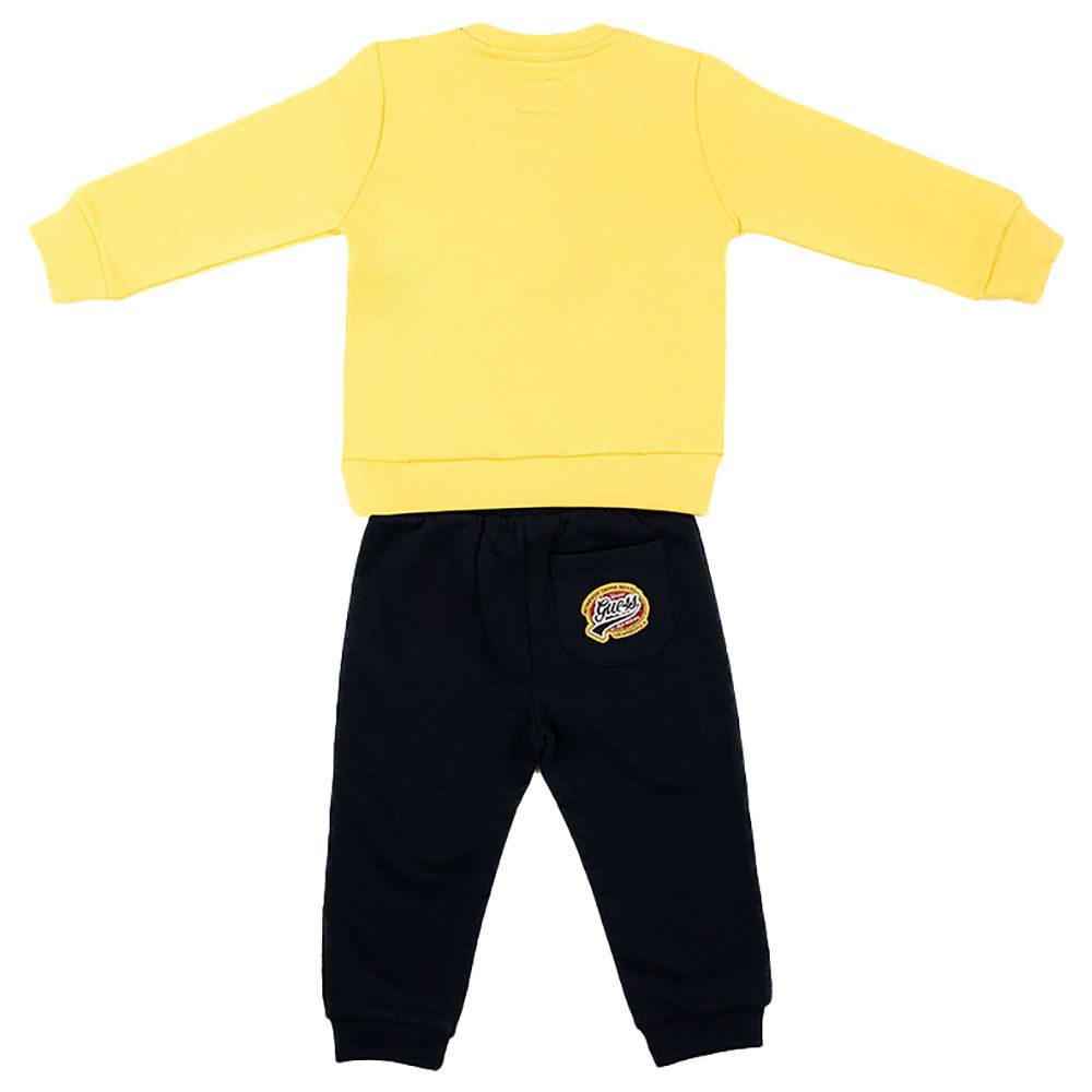 Guess - 2pc-Set - Long Sleeves Sweatshirt & Joggers - Mango Seed Yellow