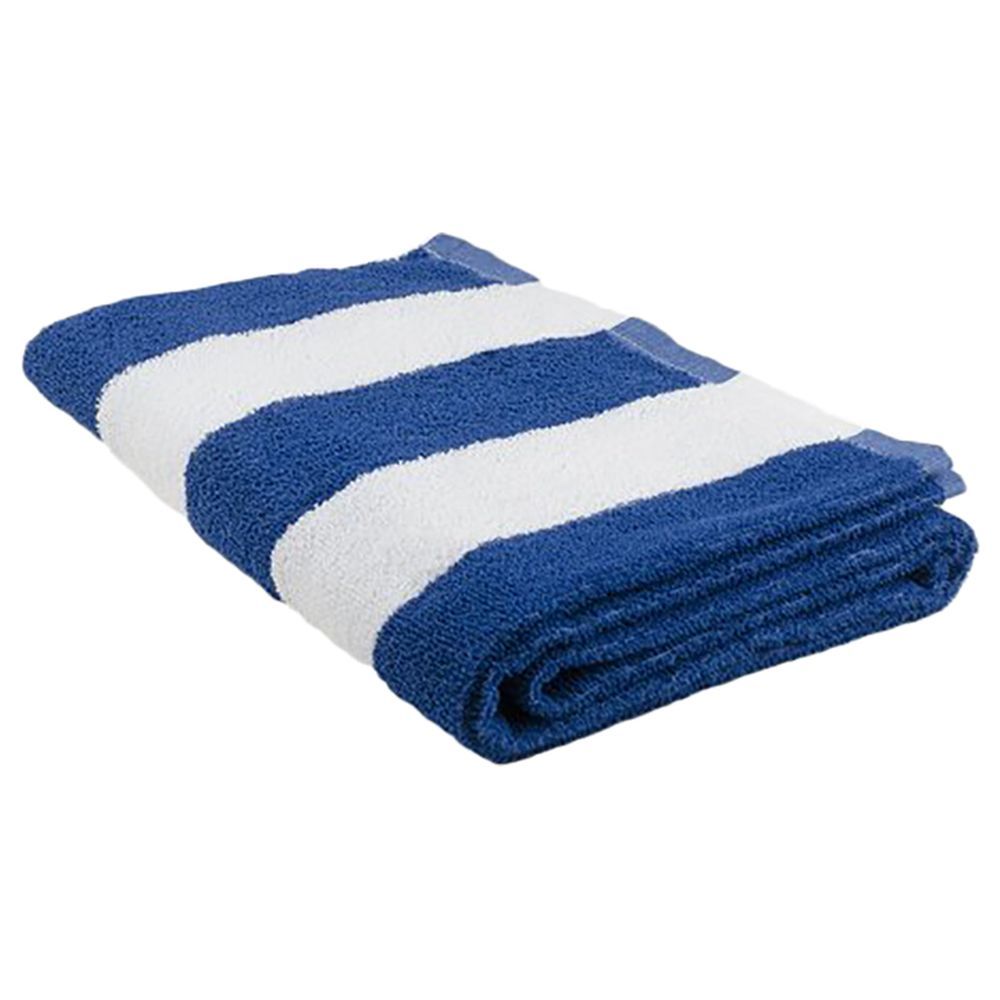 Byft - Petunia Pool Towel - Blue/White - 90 x 180 cm