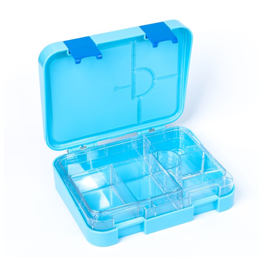 Bonjour - 4/6 Compartment Tiff Lunch Box - Blue Spaceman