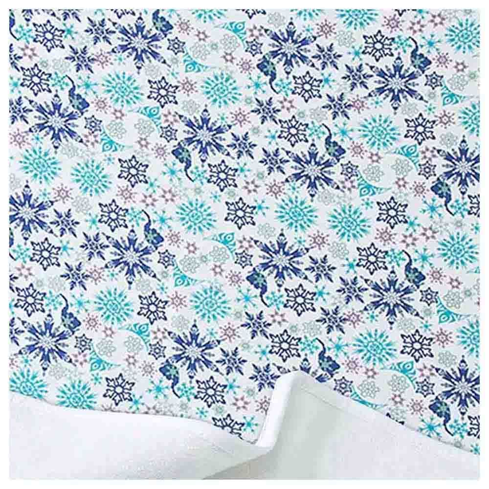 Star Babies - Diaper Portable Bag With Reusable Changing Mat Printed Flower - Blue