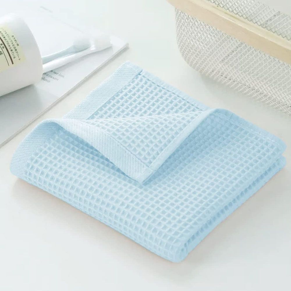 Star Babies - Waffle Towel - 70 x 140cm - Light Blue