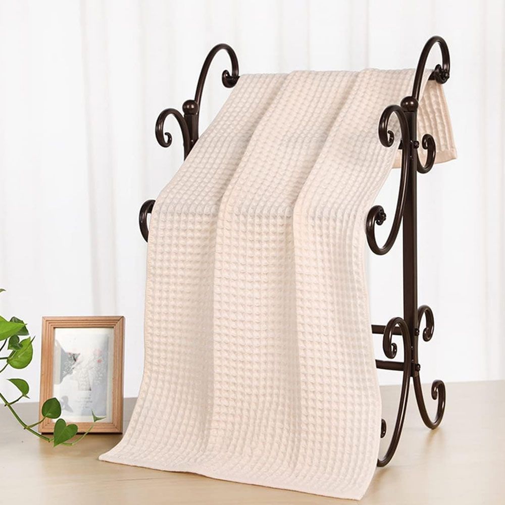 Star Babies - Waffle Towel - 70 x 140cm - Light Pink