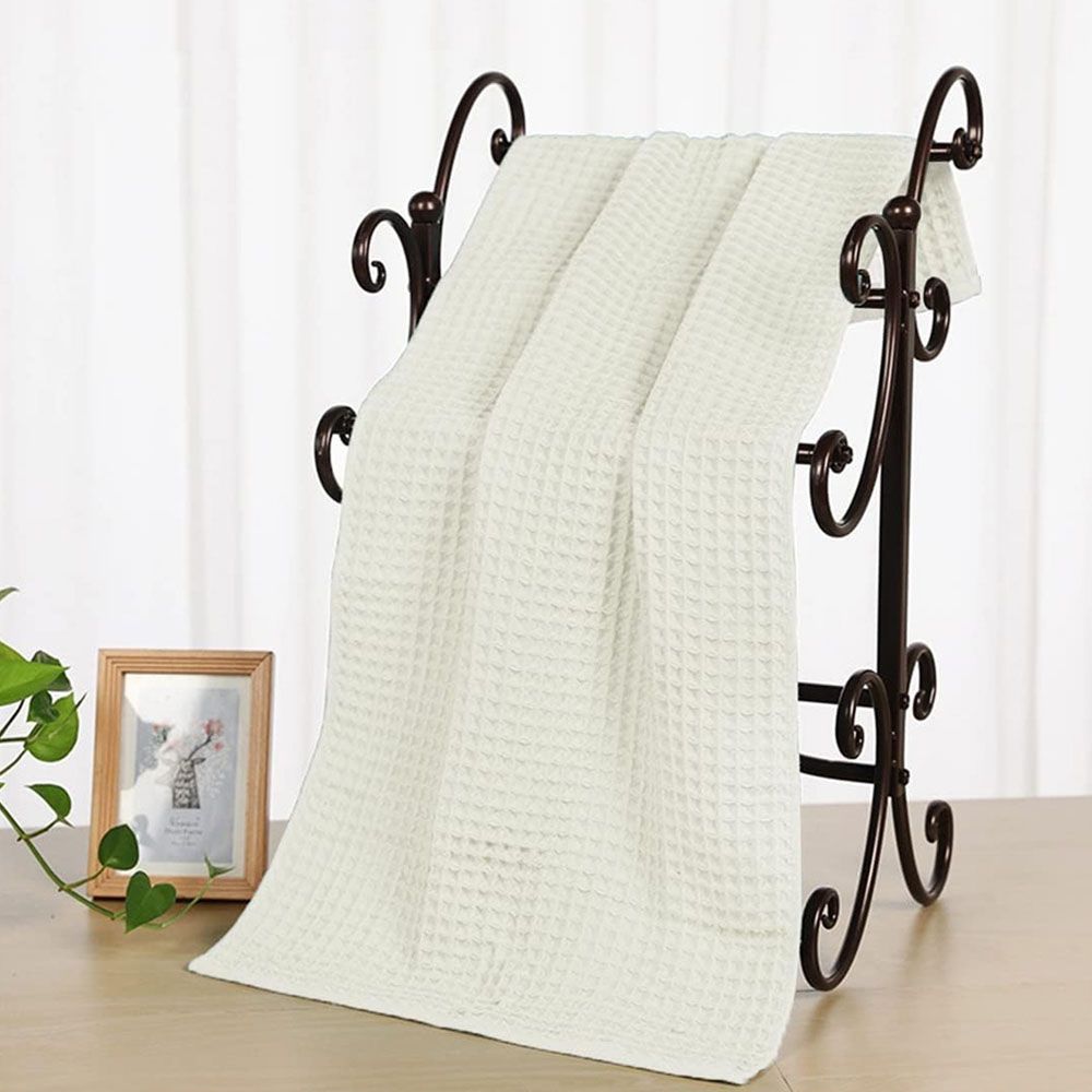 Star Babies - Waffle Towel - 70 x 140cm - Cream