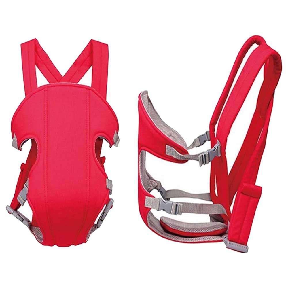 Star Babies - Baby Carrier - Red With Kids Knee Pad 2pcs - Pink/Beige