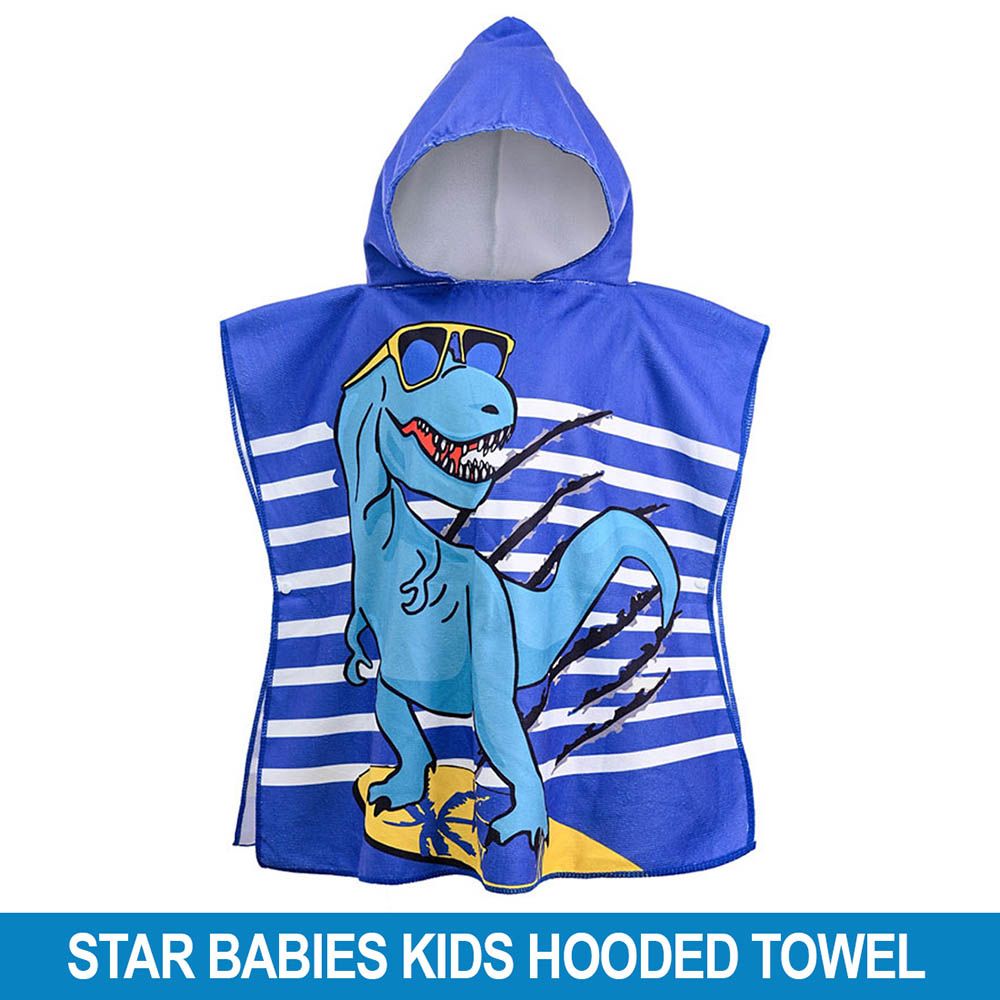 Star Babies - Hooded Towel - Blue