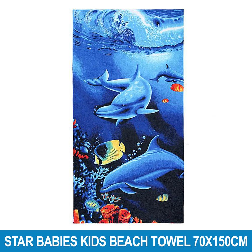 Star Babies - Beach Towel - 70 x 150cm - Blue