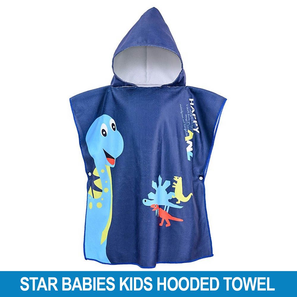 Star Babies - Hooded Towel - Dinosaur