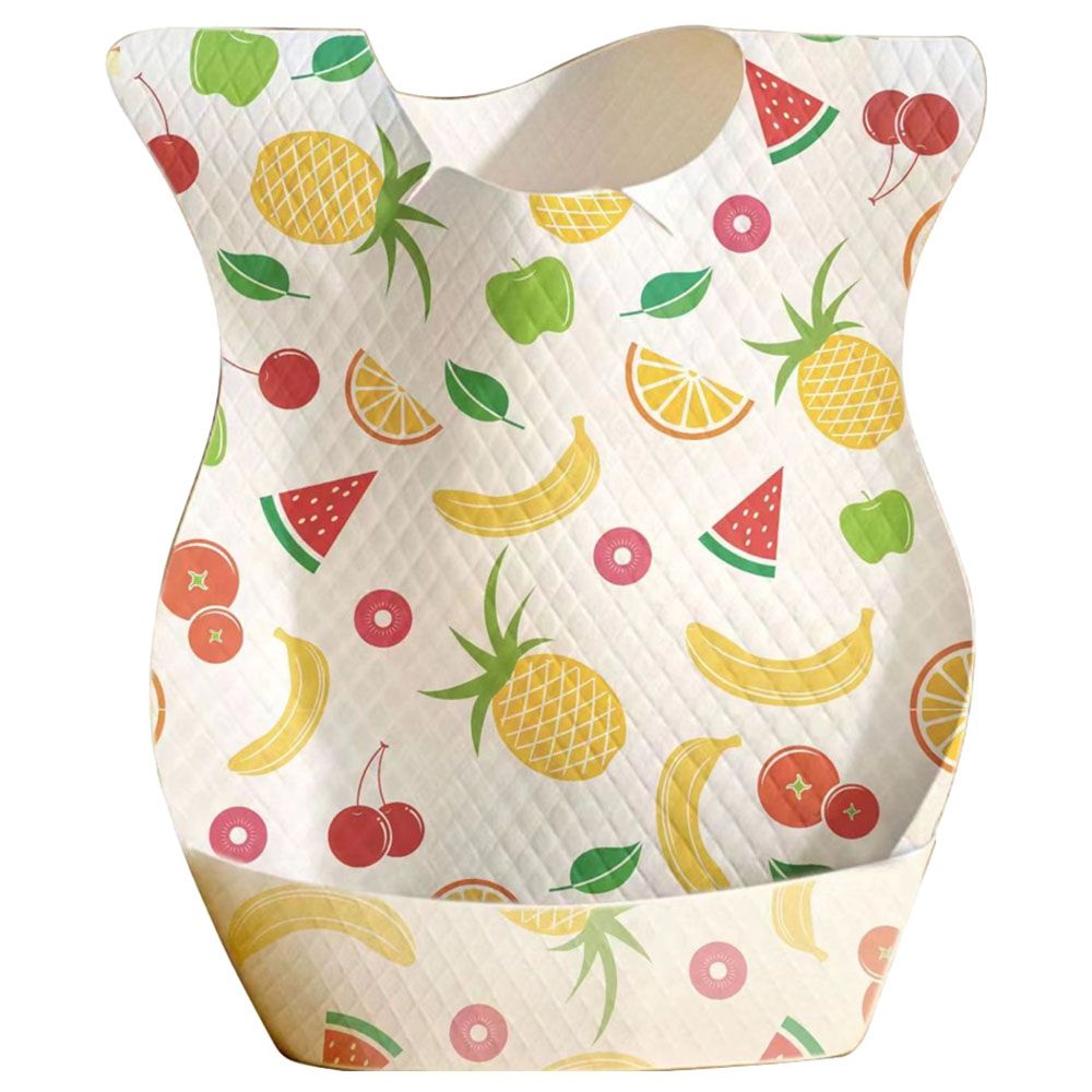 Star Babies - Disposable Bibs - Pack Of 8 - Fruits Printed