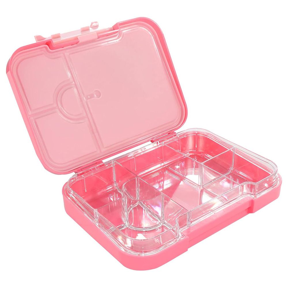 Little Angel - Kid's 6 Compartments Bento Lunch Box - Pink