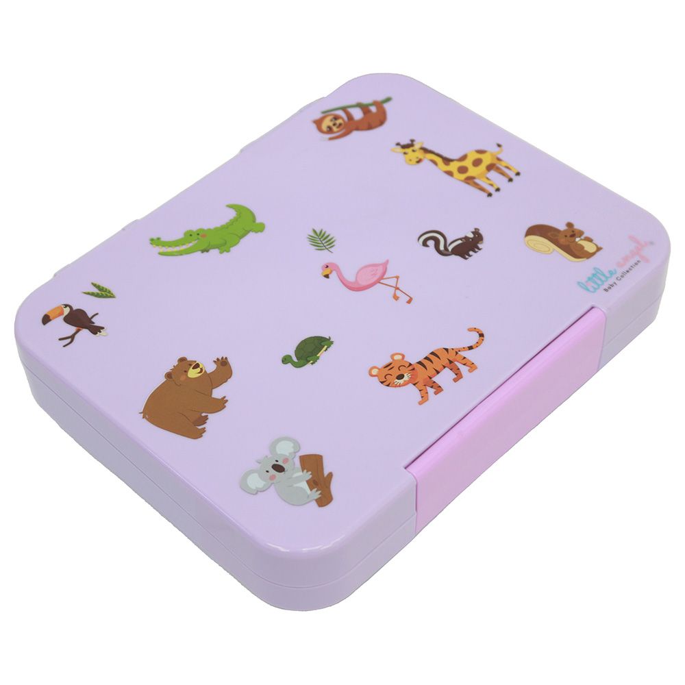 Little Angel - Kid's Bento Lunch Box 6 Compartment Compartment - Purple