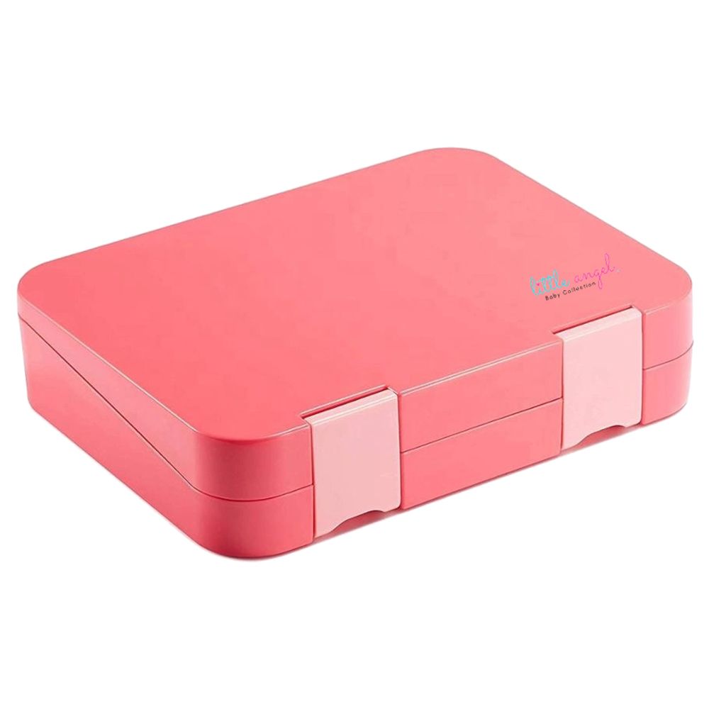 Little Angel - Kid's 6 Compartments Lunch Box - Pink