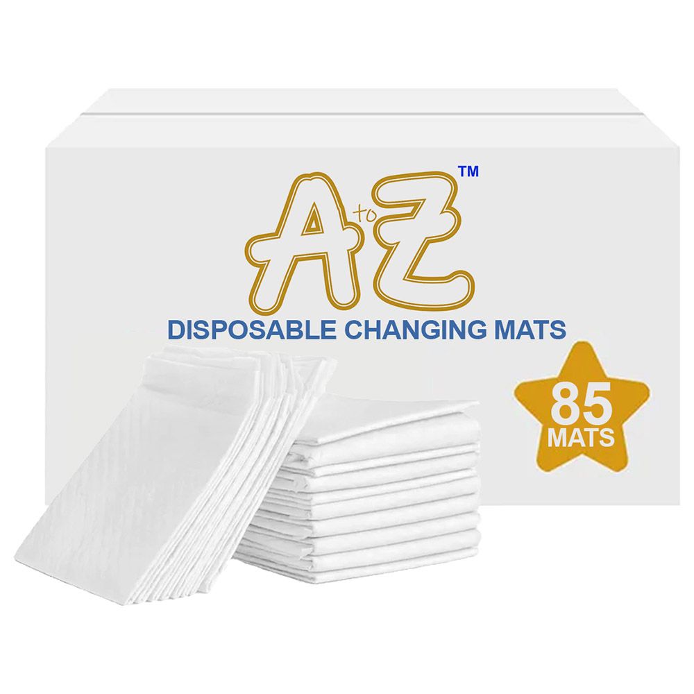 A To Z - Disposable Changing Mat - L - 45 X 60 cm - 85pcs - White