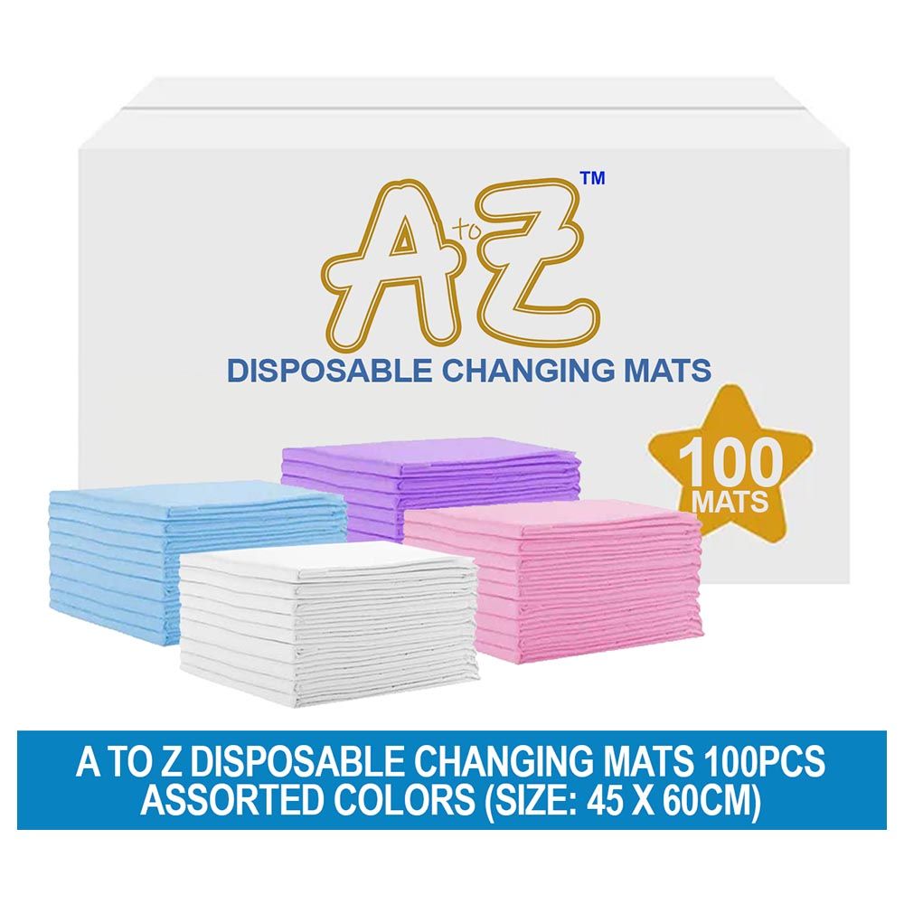 A To Z - Disposable Changing Mat - L - 45 X 60 cm - 100pcs