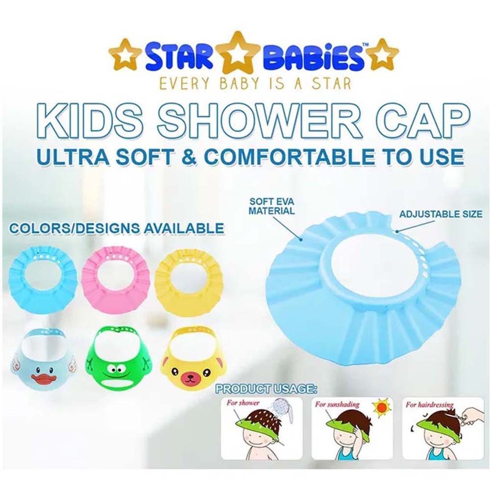 Star Babies - Disposable Scented Bag - 75pcs w/ Shower Cap - Yellow