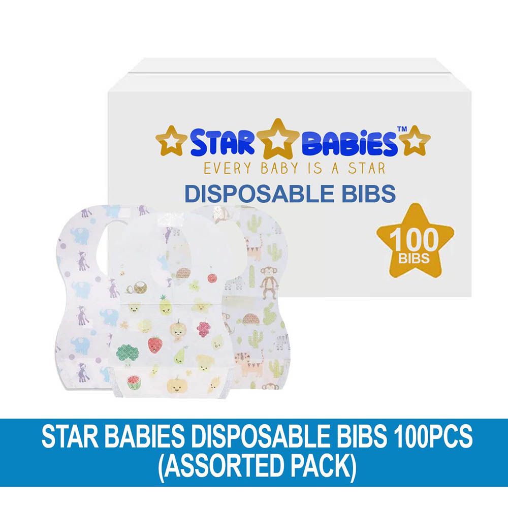 Star Babies - Disposable Bibs - 10pcs