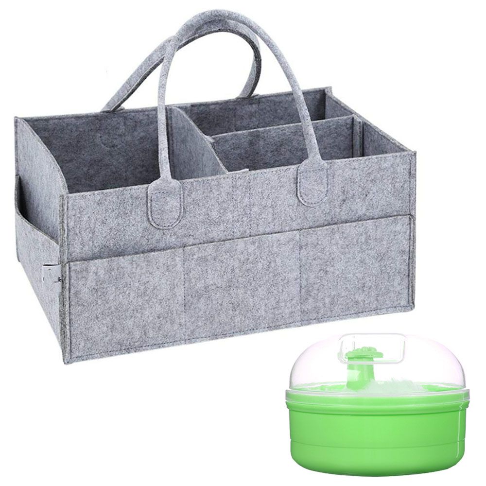 Star Babies - Caddy Diaper Bag W/ Powder Puff - Assorted