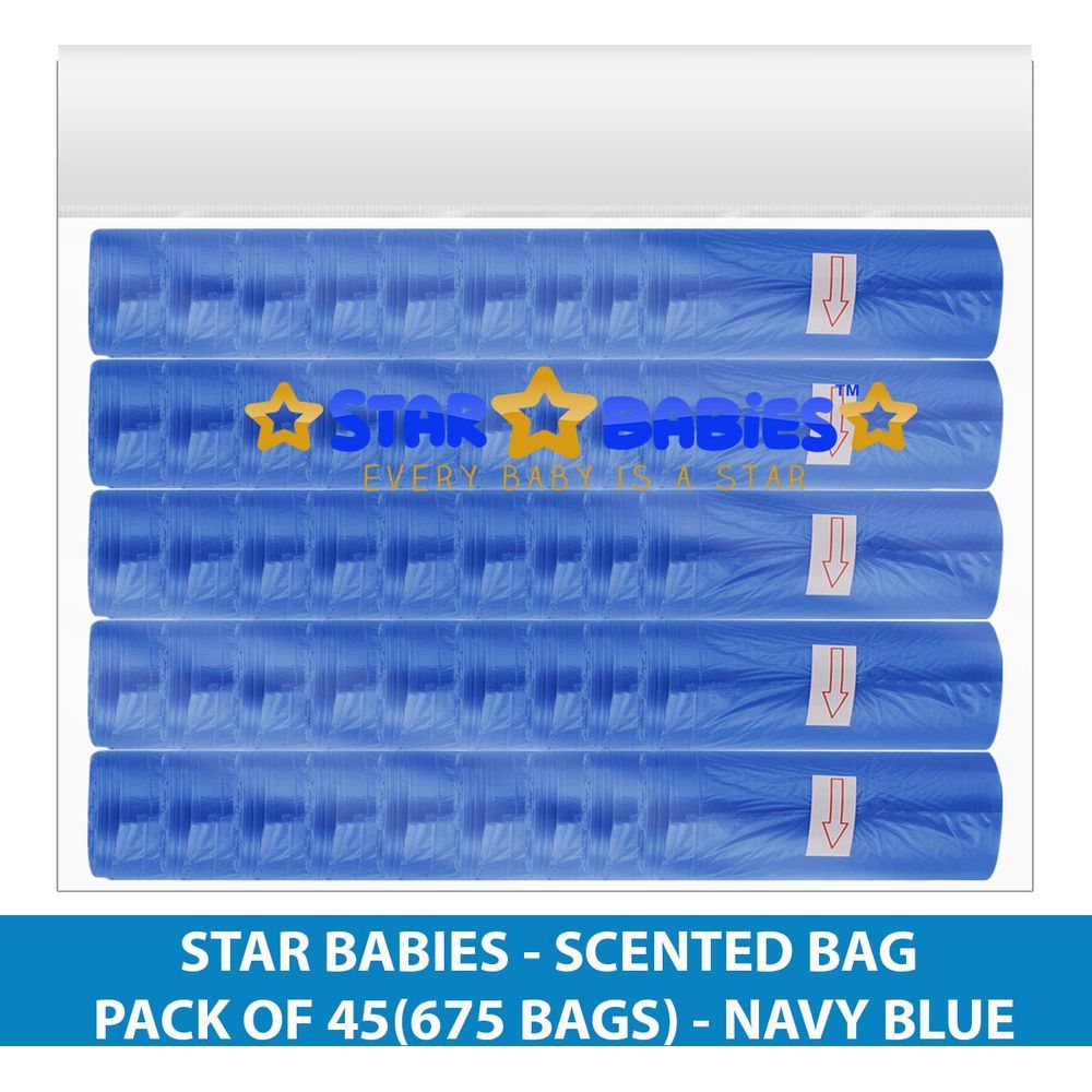 Star Babies - Scented Bag - 675pcs - Navy Blue