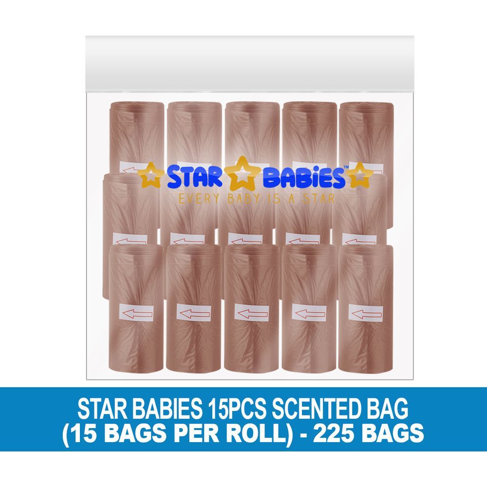 Star Babies - Scented Bag - 225pcs - Brown